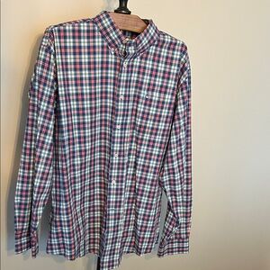 Southern Tide Beckenham Plaid Long Sleeve Sport Shirt